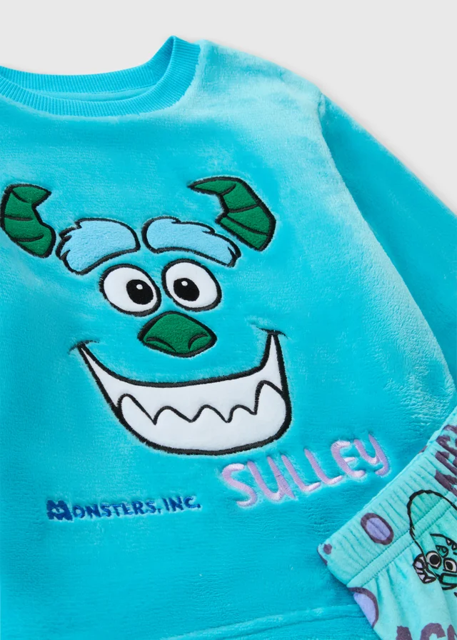 Disney Pixar Boys Blue Sulley Fleece Pyjamas (1-7 yrs)