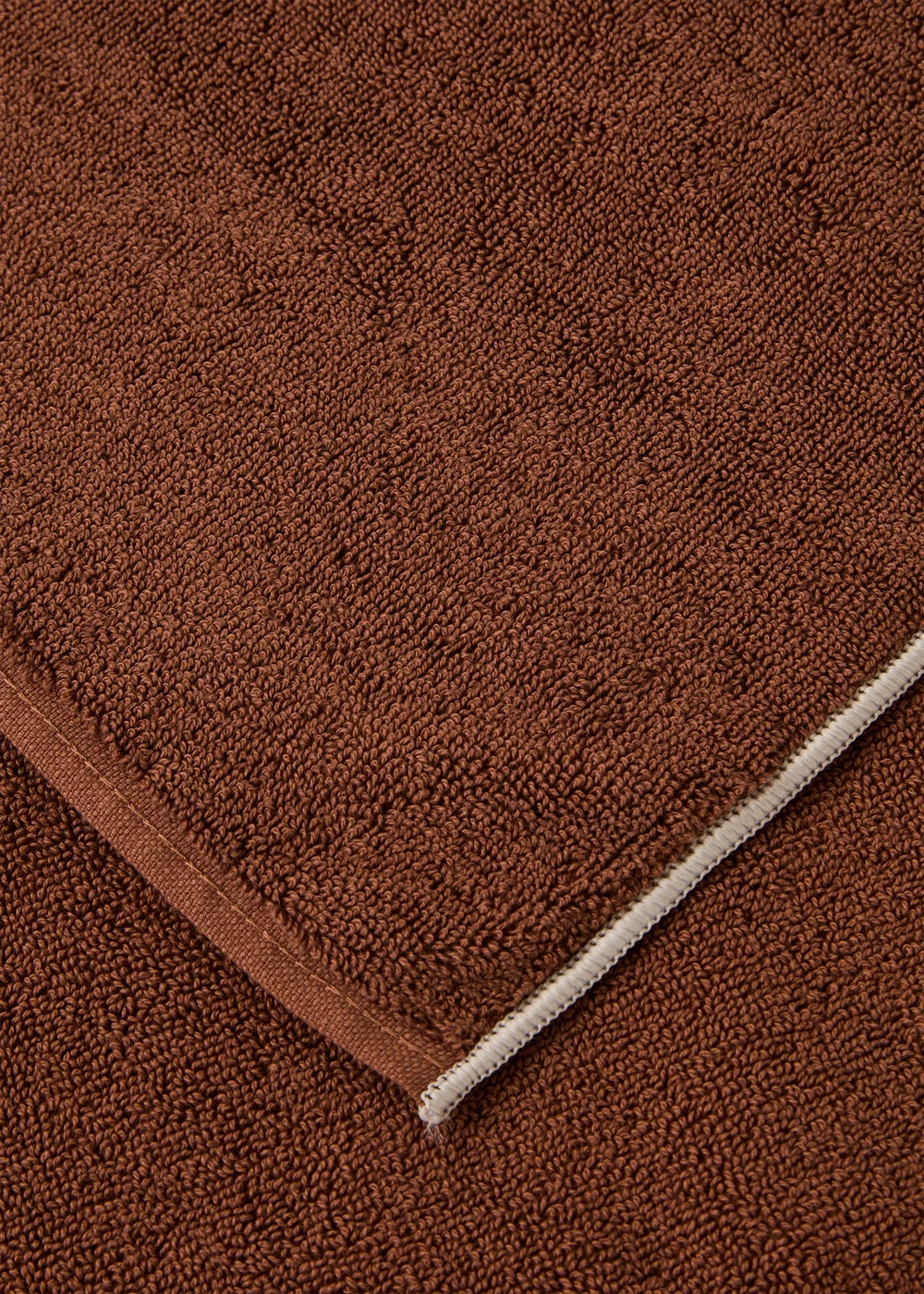 Statement Brown Border Towels - Hand Towel Image 3