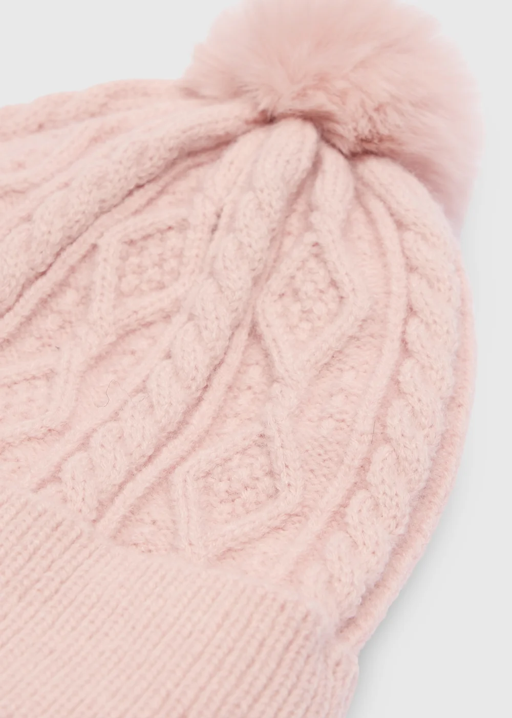 2 Pack Baby Pink Hat & Mittens (1-24 Months) - Up to 1 Month Image 2