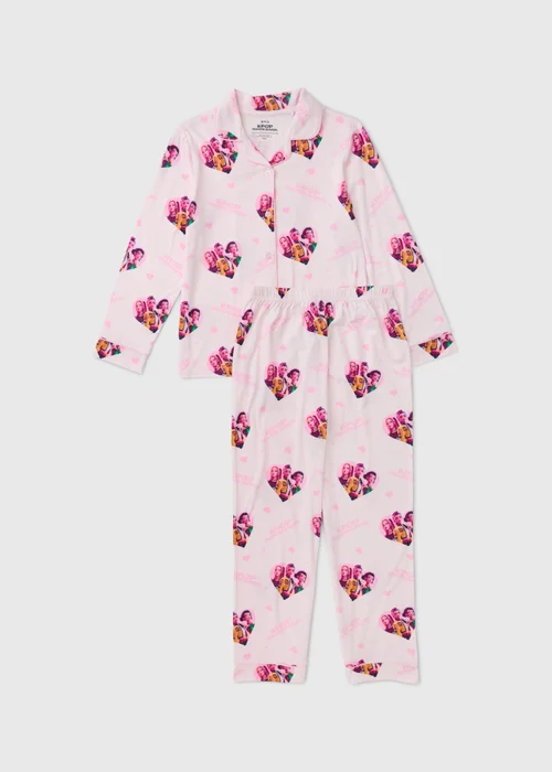 KPop Deamon Hunters Kids Pink Soft Touch Pyjamas (5-13yrs) - 5-6 Yrs Image 1