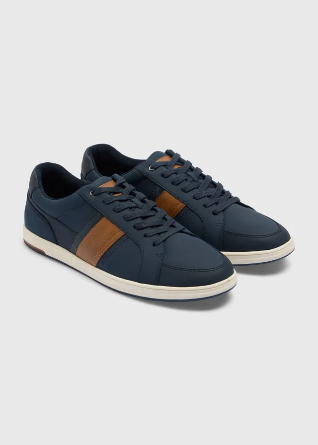Navy Stripe Trainer