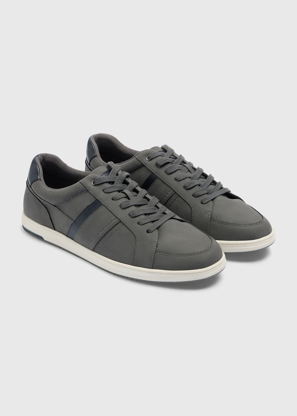 Grey Stripe Trainers - 6 Image 1