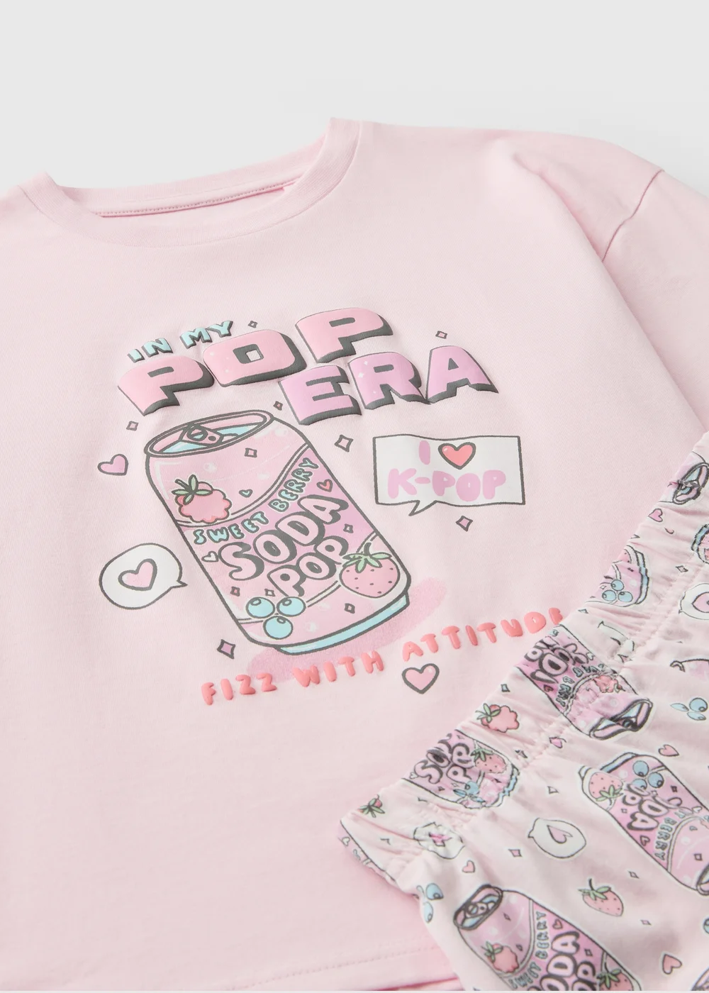 KPop Girls Pink Long Sleeve Pyjama Set (7-13yrs) - 9 Yrs Image 2