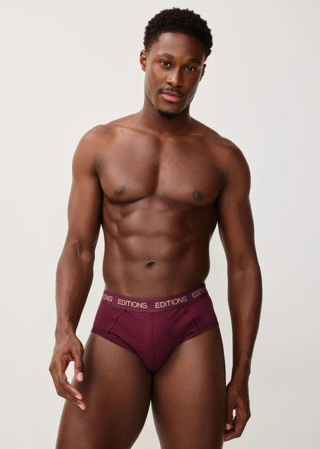 5 Pack Multicoloured Plain Briefs