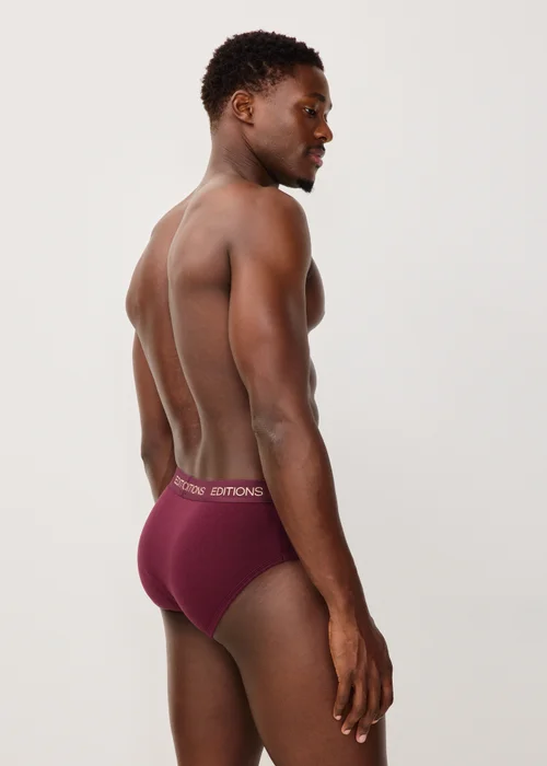 5 Pack Multicoloured Plain Briefs - S Image 3
