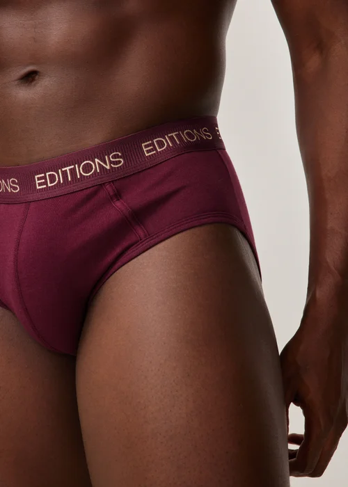 5 Pack Multicoloured Plain Briefs - S Image 4