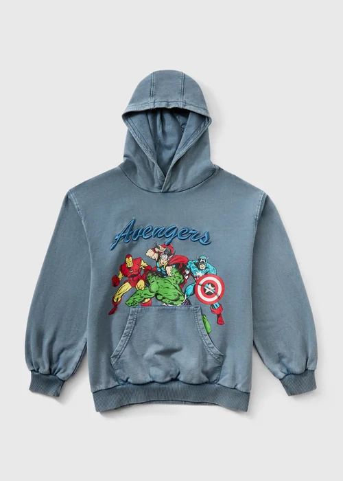 Marvel Boys Avengers Blue Hoodie (2-13 yrs) - 2-3 Yrs Image 1
