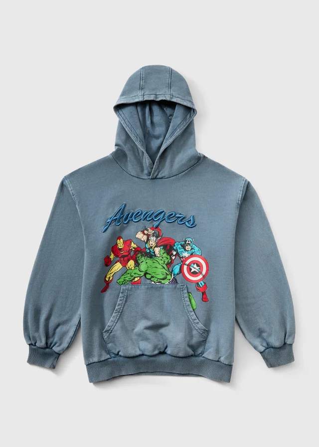 Marvel Boys Avengers Blue Hoodie (2-13 yrs)