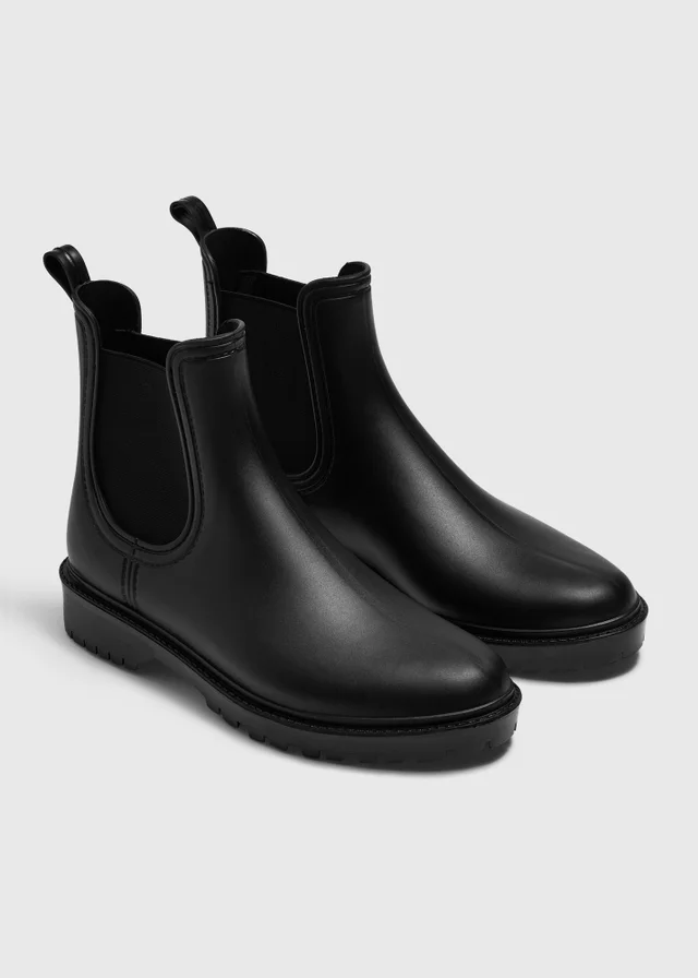 Black Chelsea Boot Wellies