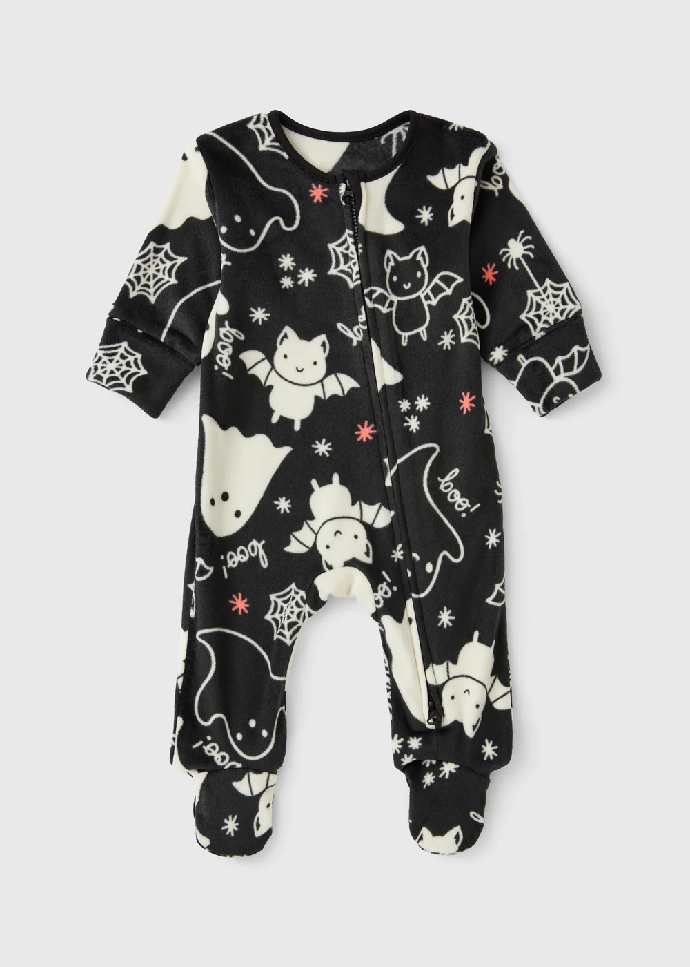Baby Black Halloween Onesie (Newborn-23 mnths) - First Size Image 1