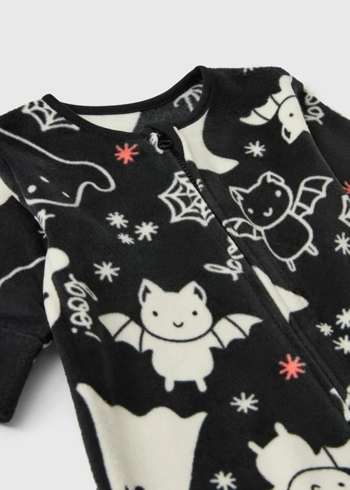 Baby Black Halloween Onesie (Newborn-23 mnths) - First Size Image 2