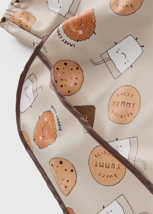 Baby Beige Cookie Coverall Bib - One Size Image 2
