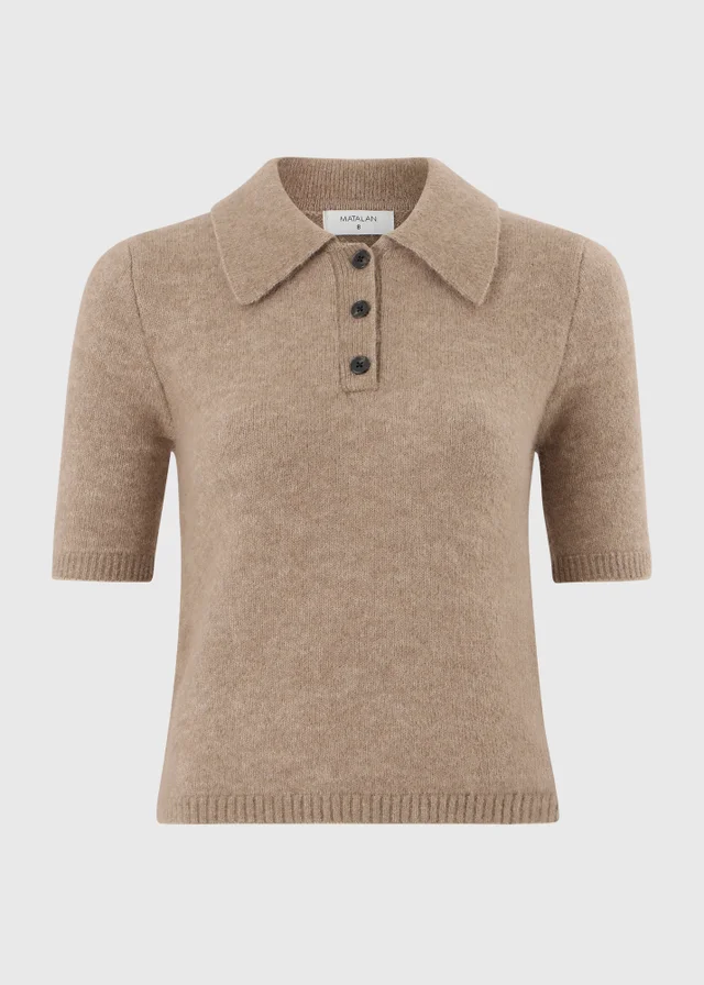 Oatmeal Collar T-Shirt Jumper