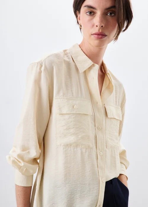 Cream Utility Shirt - 8 Image 3