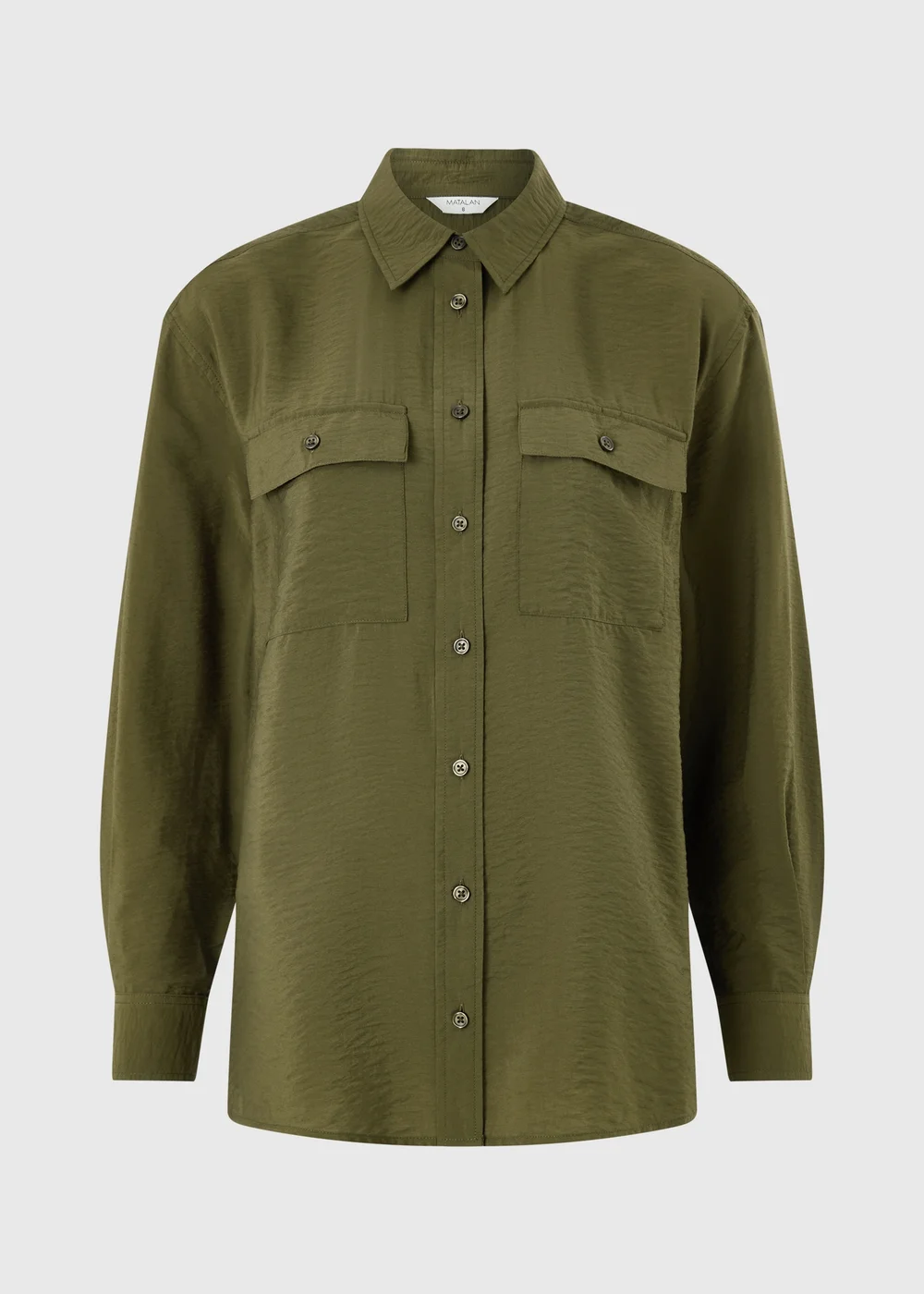 Khaki Utility Pocket Shirt - 8 Image 4