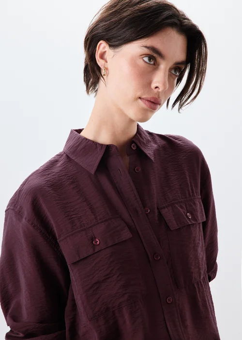 Wine Utility Pocket Shirt - 8 Image 3