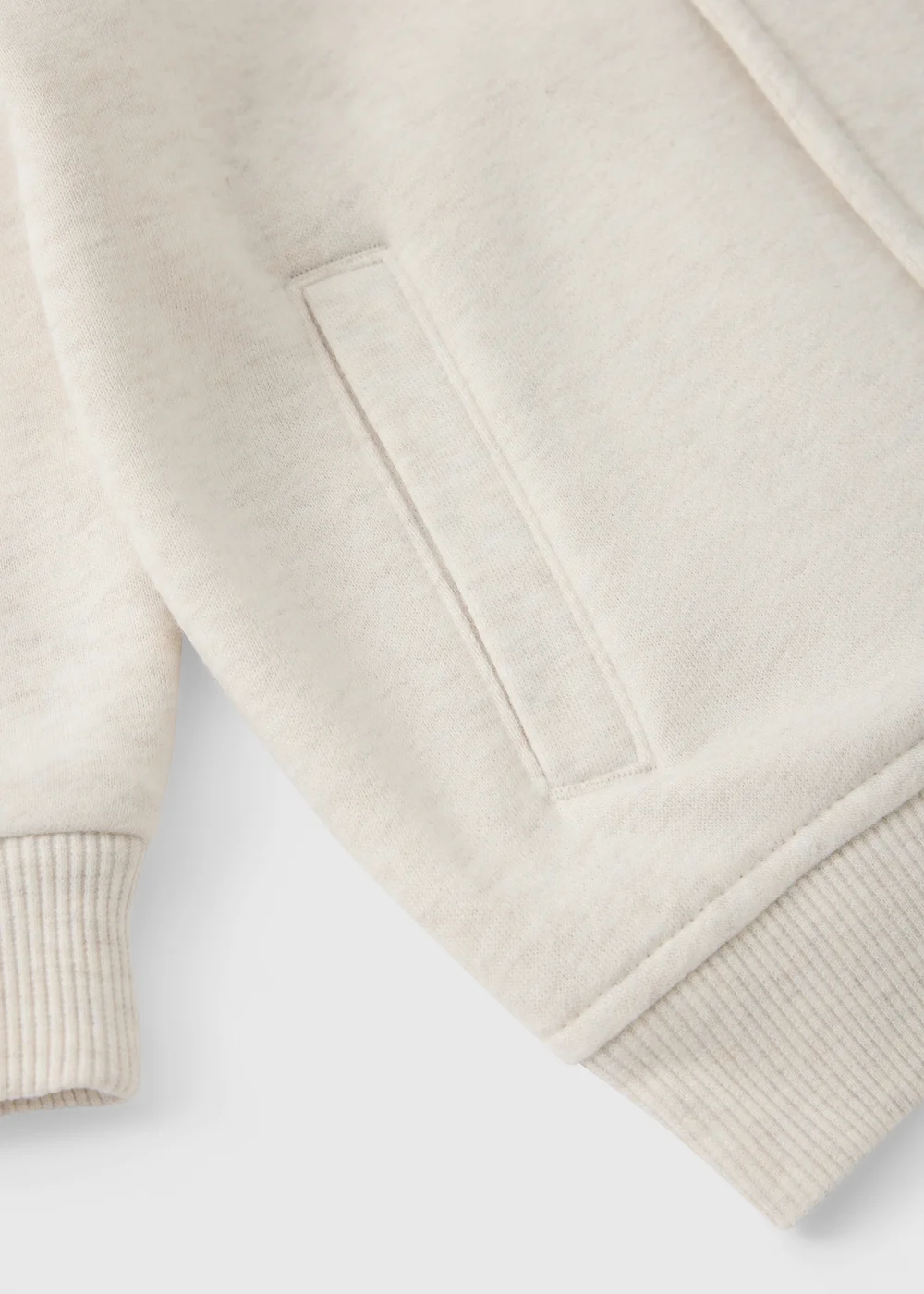 Boys Oatmeal Bomber & Jogging Bottom Set (1-8yrs) - 1-1.5 Yrs Image 2