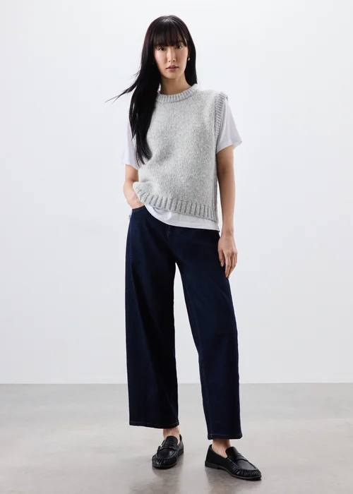 Grey Knitted Tank Top - XS Image 4