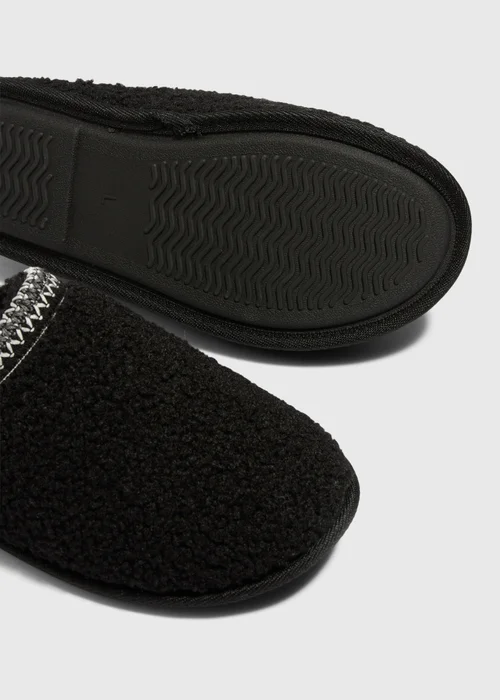 Black Borg Mule Slippers - S Image 2
