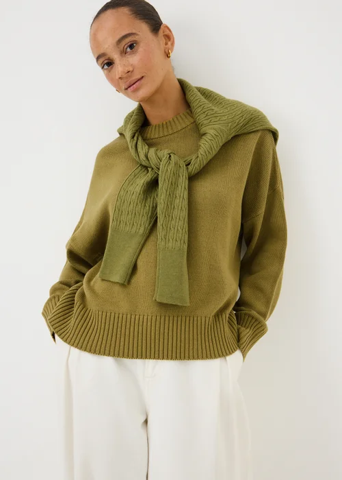 Citrus Rib Hem Knitted Jumper - XS Image 2