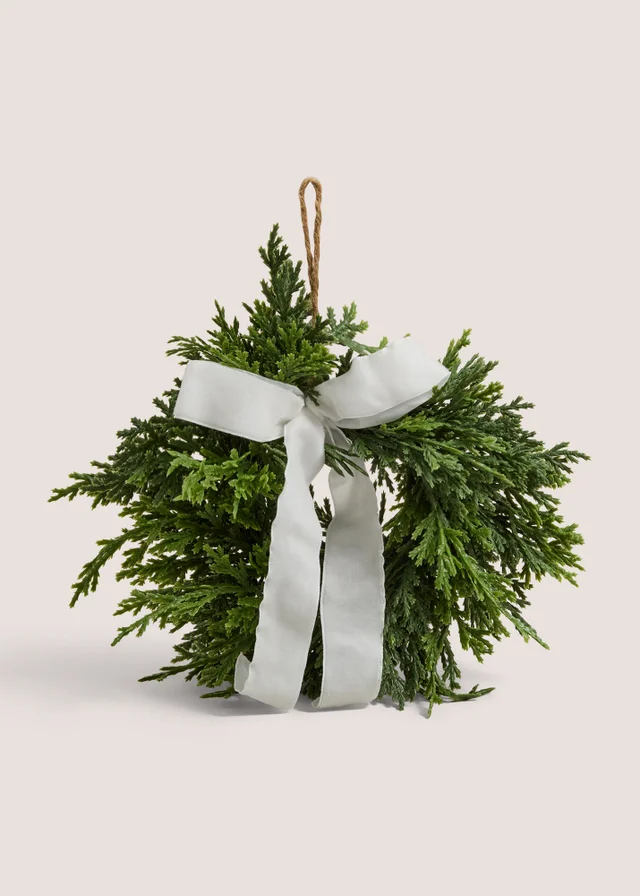 Mini Ivory Bow Wreath