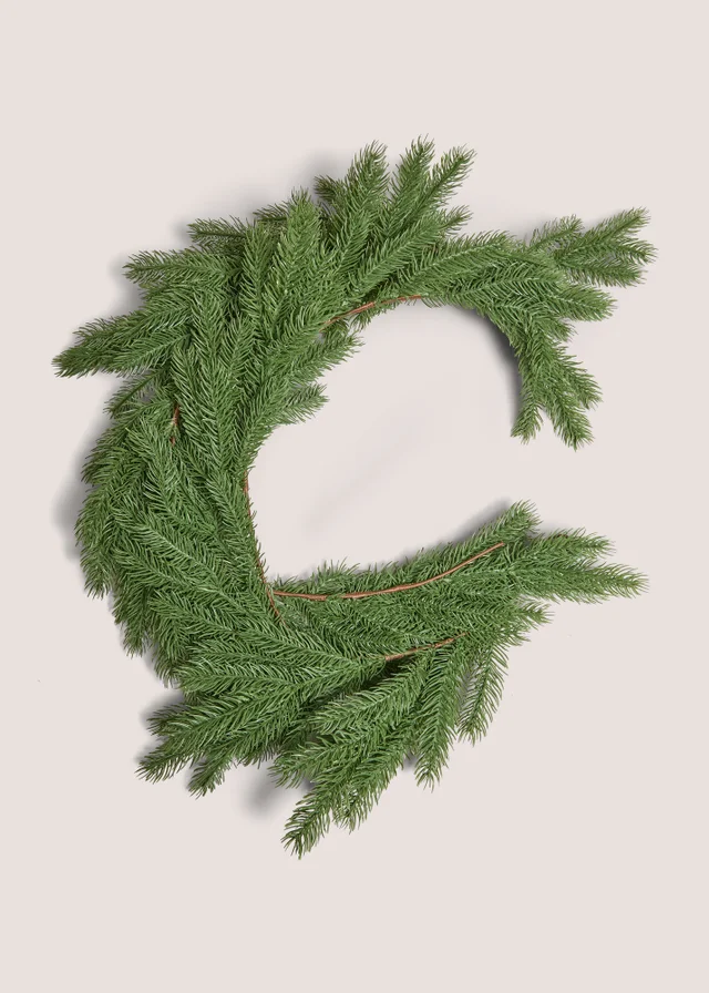 Green Foliage Christmas Garland