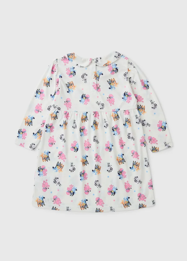 Bluey Girls Cream Collar Nightie (1-7yrs)
