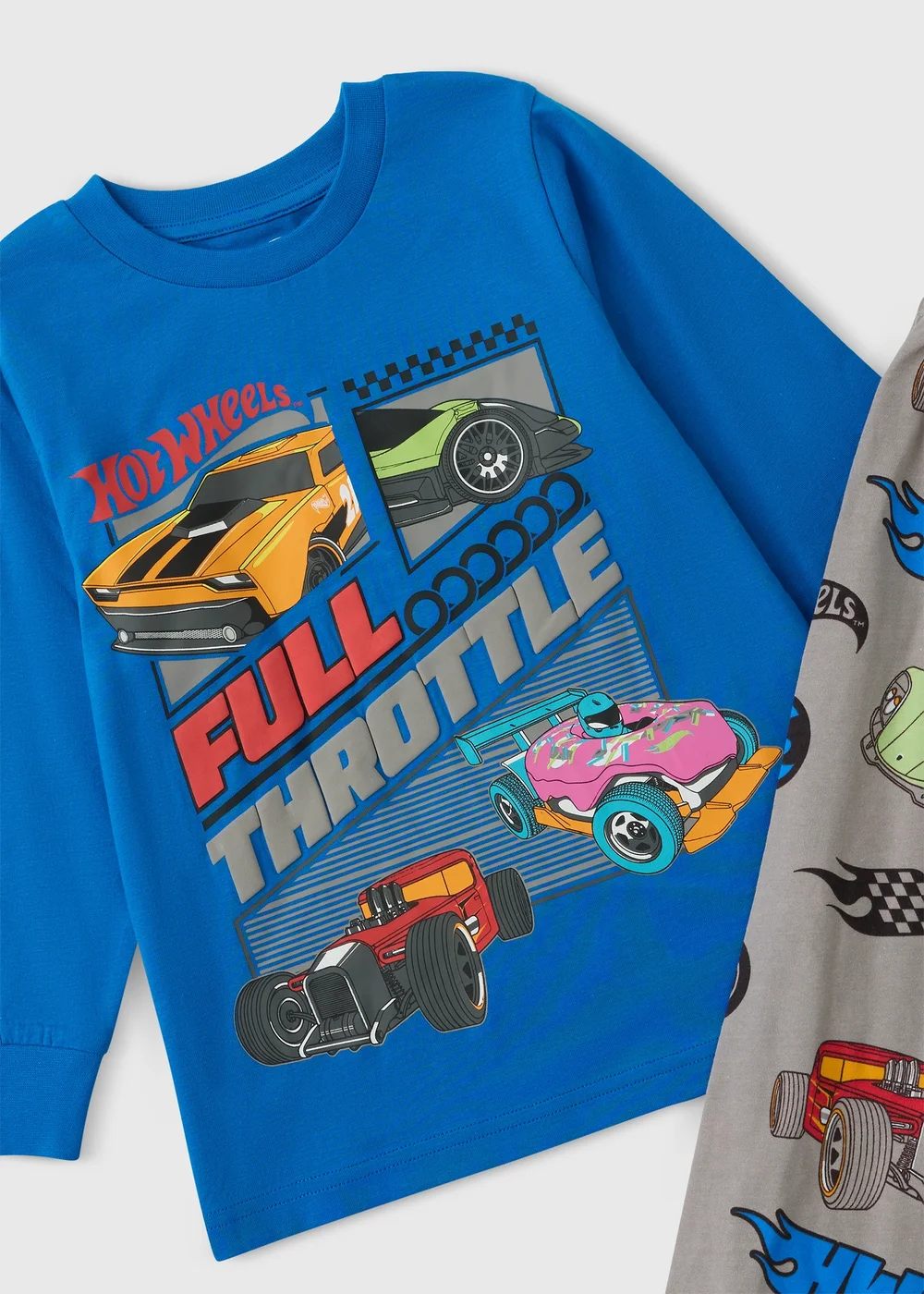 Boys Blue Hot Wheels Pyjamas (3-9 yrs) - 3-4 Yrs Image 2