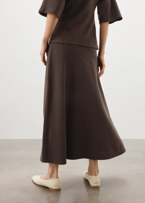 Chocolate Cosy Midaxi Co Ord Skirt - 8 Image 2