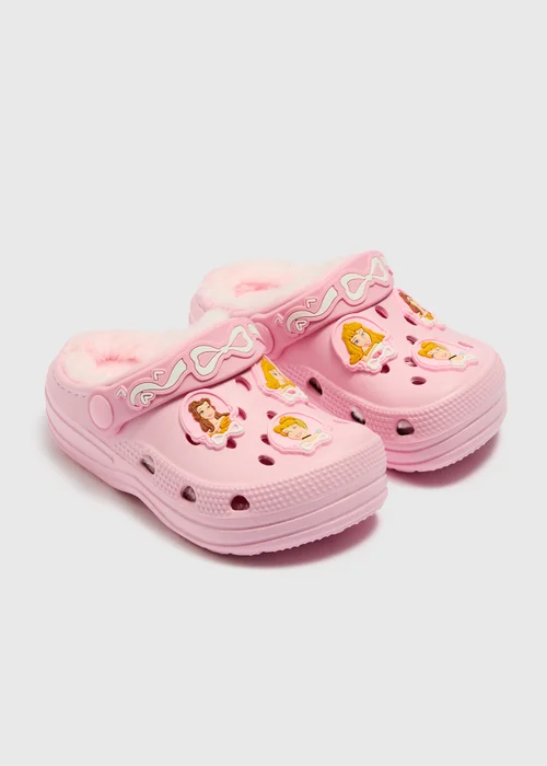 Kids Disney Princess Lined Clogs (Younger 4/5 - 12/13) - 6-7 Infants Image 1
