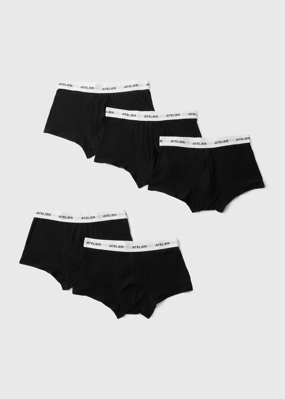5 Pack Black Briefs - XS Image 1