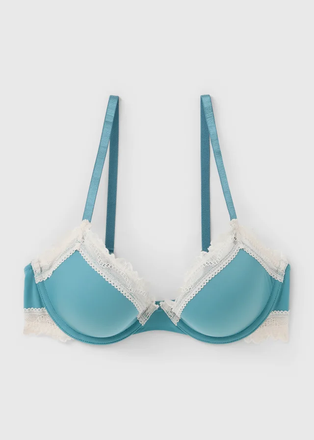 Teal Lace Trim Bar