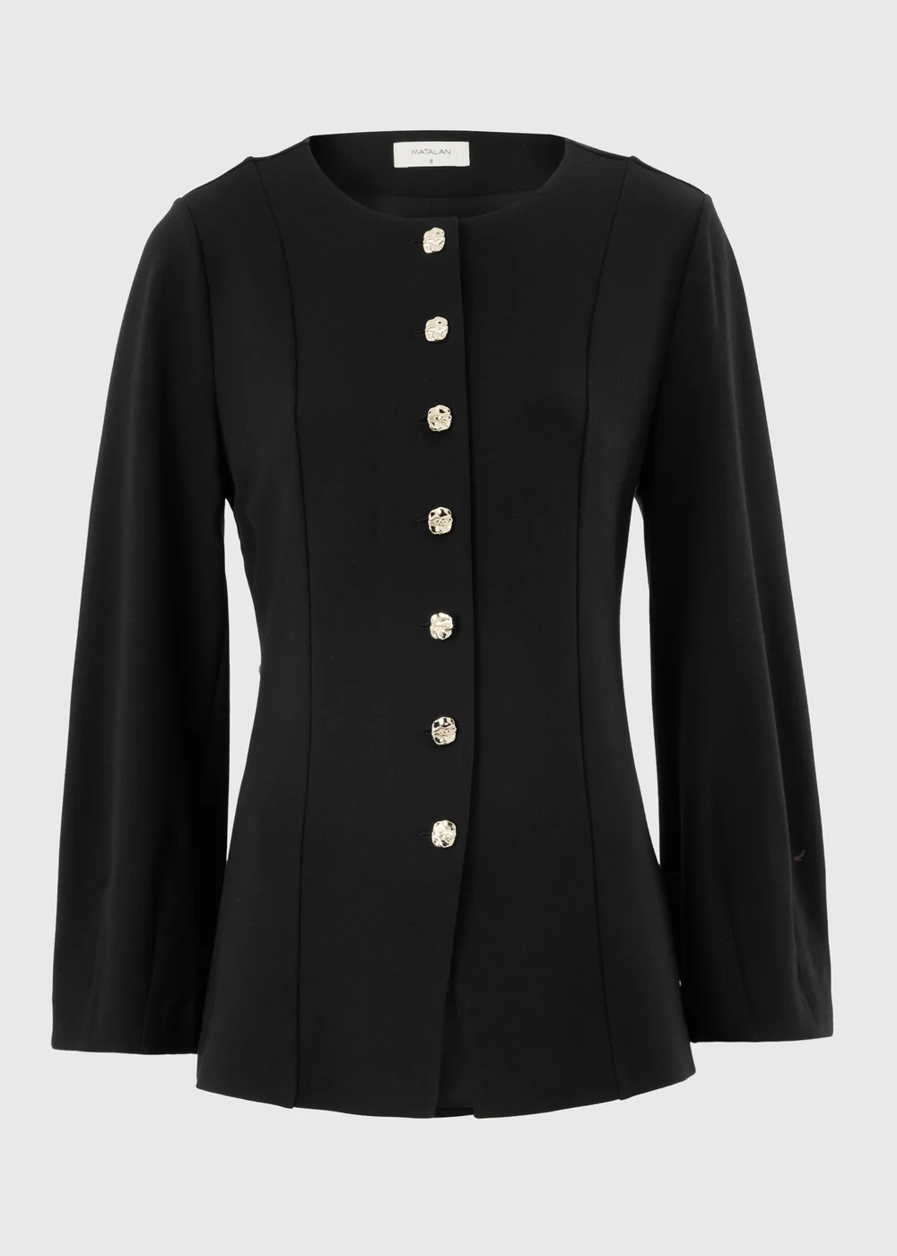 Black Fit & Flare Co Ord Jacket - 8 Image 5