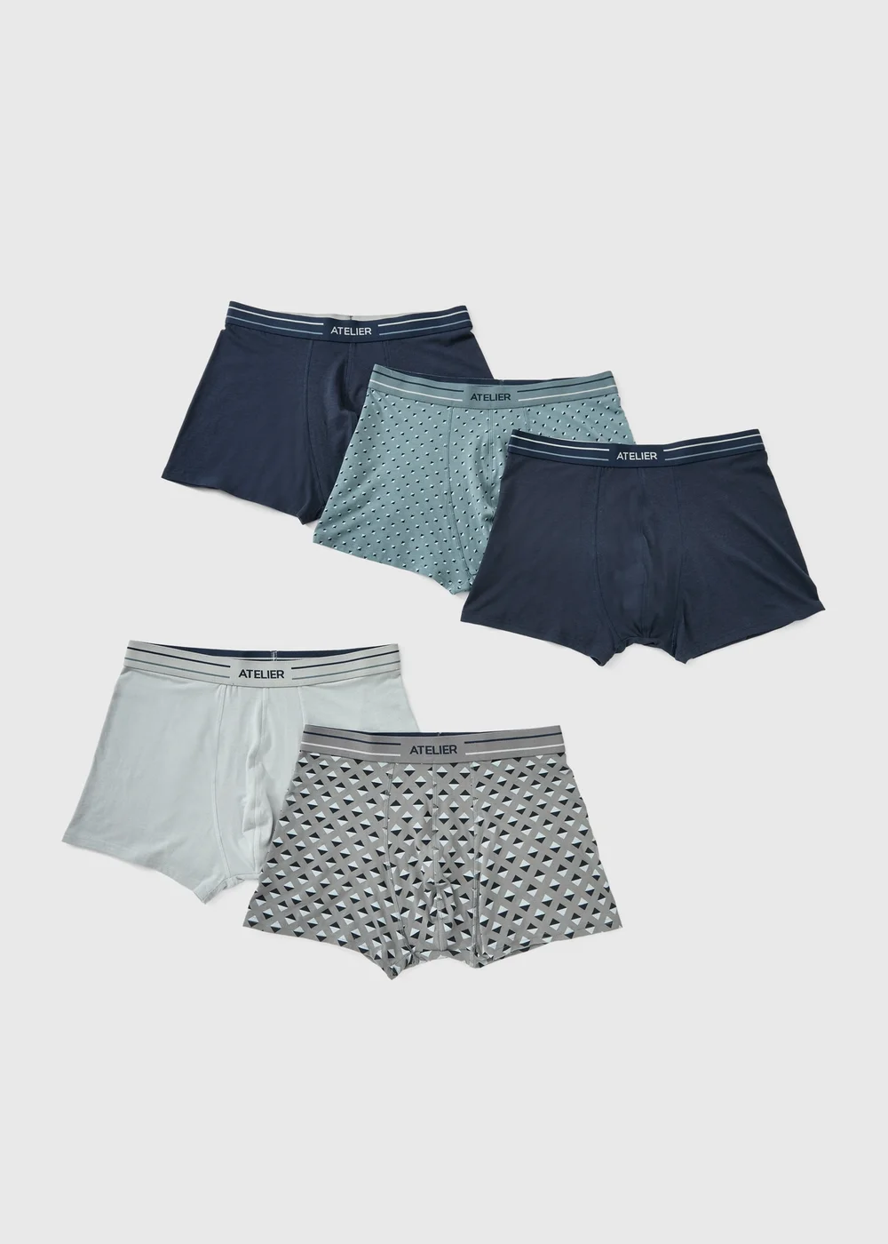 5 Pack Multi Hipster Boxers - XS Image 1