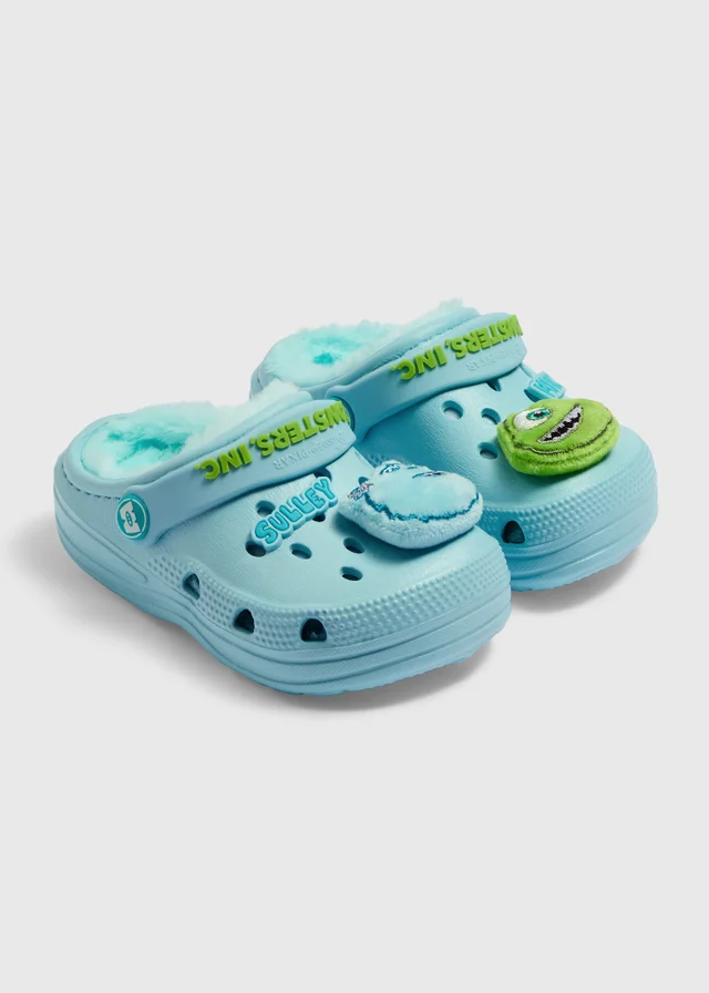 Boys Blue Monsters Inc Clogs (Younger 4/5 - Older 12/13)