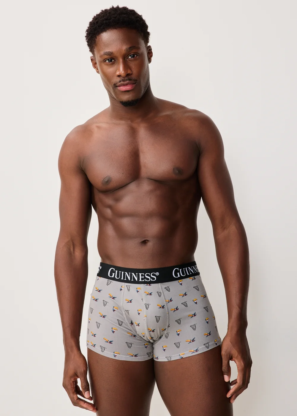 2 Pack Grey Guinness Toucan Boxers - S Image 2