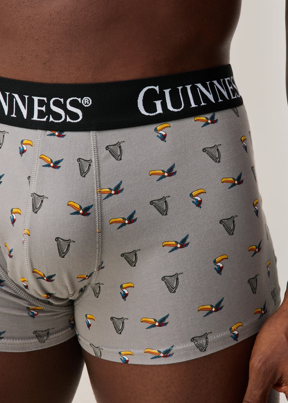 2 Pack Grey Guinness Toucan Boxers - S Image 4