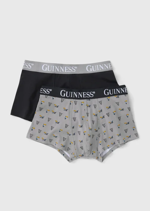 2 Pack Grey Guinness Toucan Boxers - S Image 1