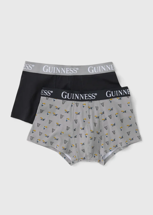 2 Pack Grey Guinness Toucan Boxers