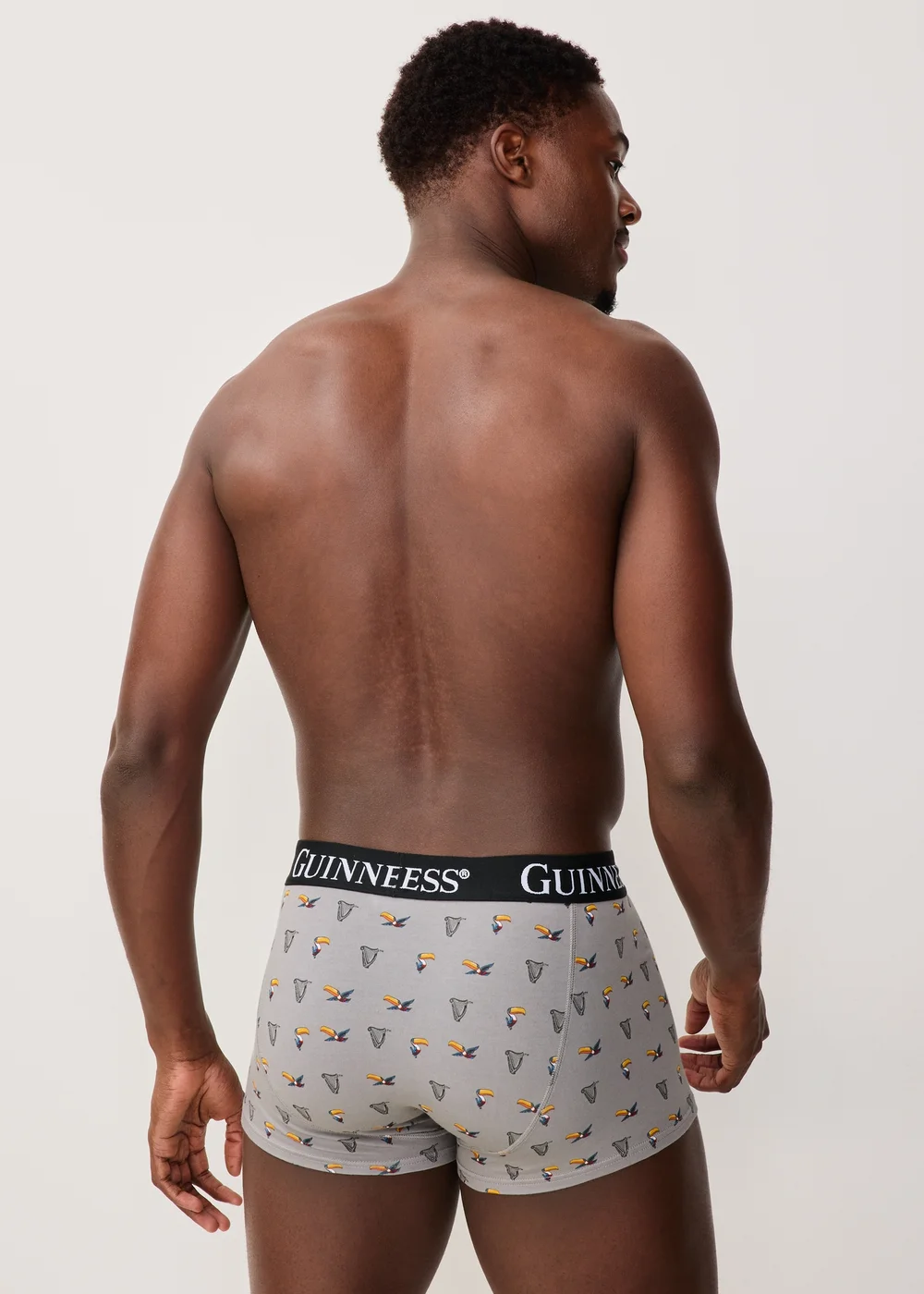 2 Pack Grey Guinness Toucan Boxers - S Image 3