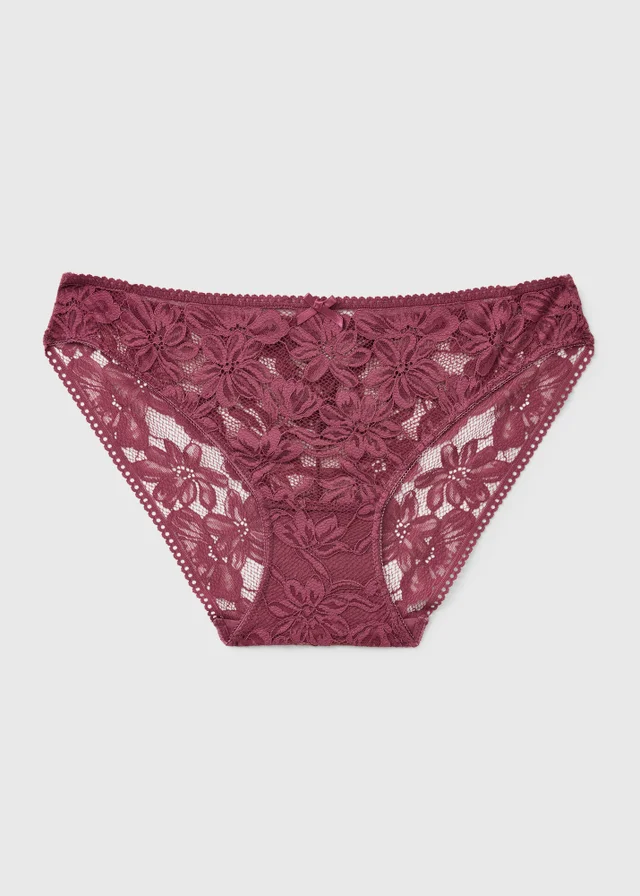 Rose Lace Mini Knickers