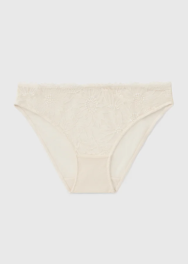 Cream Lace Mini Knickers