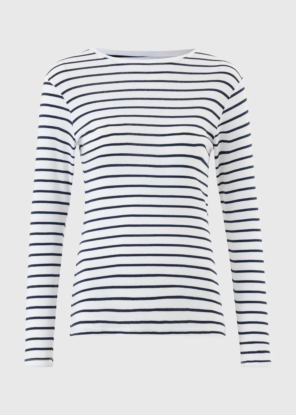 Navy Striped Long Sleeve Top - 8 Image 5