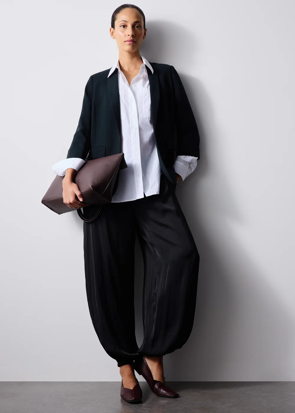 Navy Turn Back Blazer - 8 Image 4