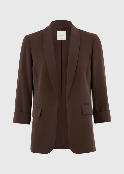 Chocolate Brown Blazer - 8 Image 5