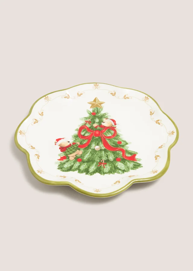 Patch The Bear Christmas Decorative Plate