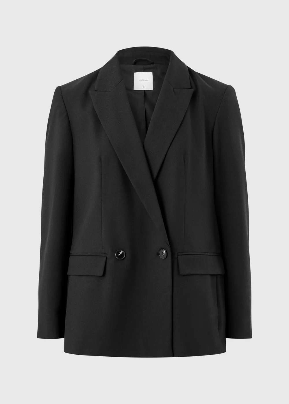Black Double Breasted Blazer - 12 Image 5
