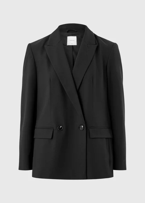 Black Double Breasted Blazer - 12 Image 5