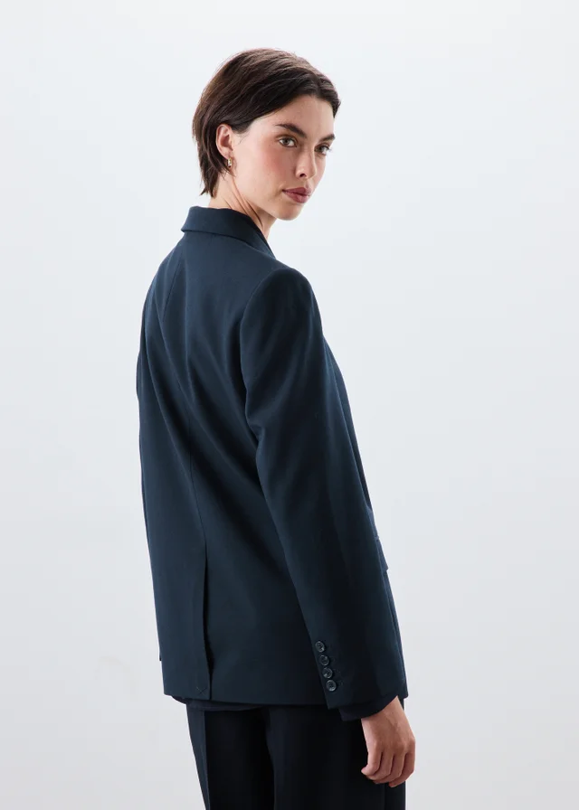 Navy Double Breasted Blazer