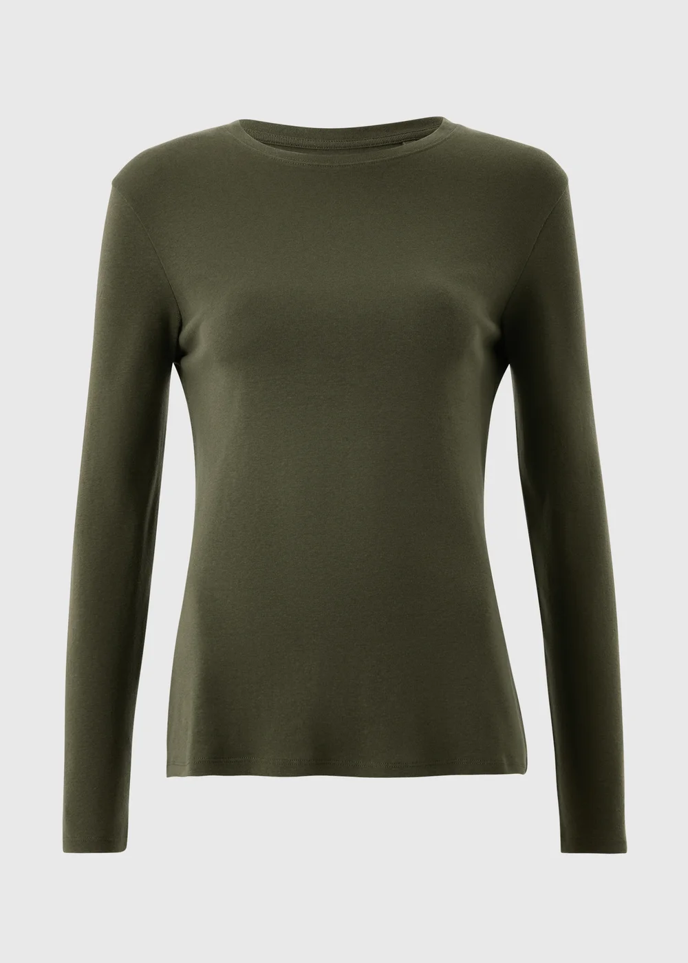 Forrest Green Long Sleeve Fitted Top - 8 Image 5